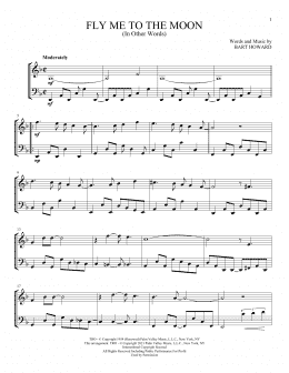 page one of Fly Me To The Moon (In Other Words) (Instrumental Duet)