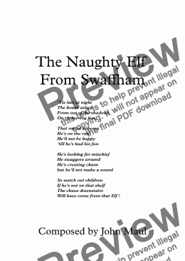page one of The Naughty Elf From Swaffham