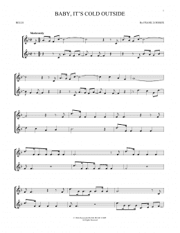 page one of Baby, It's Cold Outside (Bells Solo)