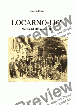 page one of Locarno 110° Marcia - Giorgio Coppi