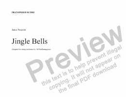 page one of Jingle Bells (revised score)(extended version)