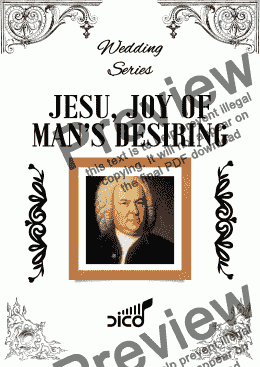 page one of JESU, JOY OF MAN'S DESIRING