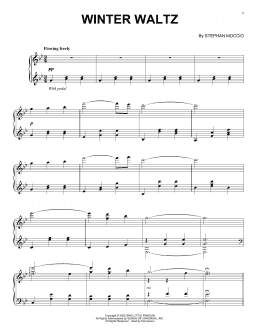 page one of Winter Waltz (Piano Solo)