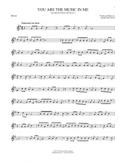 page one of You Are The Music In Me (from High School Musical 2) (Bells Solo)