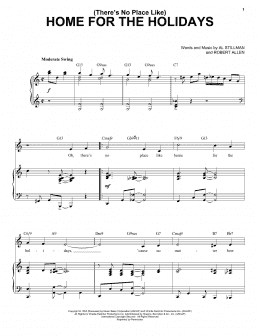 page one of (There's No Place Like) Home For The Holidays [Jazz Version] (arr. Brent Edstrom) (Piano & Vocal)