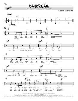 page one of Daydream (Real Book – Melody, Lyrics & Chords)
