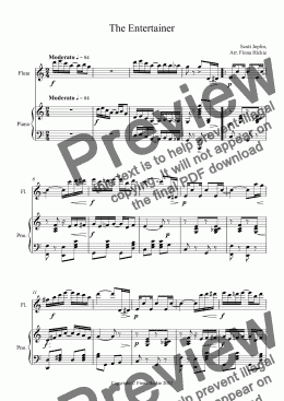 page one of Ragtime Suite