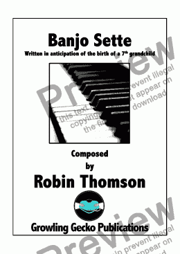 page one of Banjo Sette