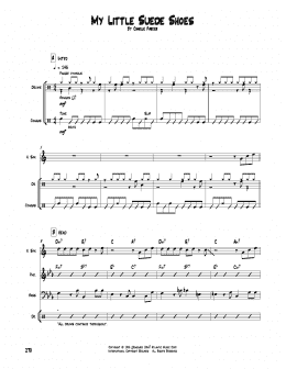 page one of My Little Suede Shoes (Transcribed Score)