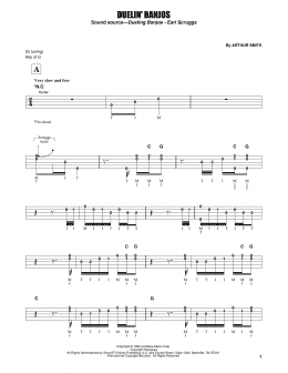 page one of Duelin' Banjos (Banjo Tab)