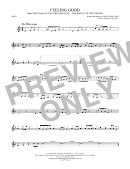 page one of Feeling Good (French Horn Solo)