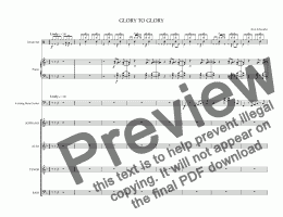 page one of GLORY TO GLORY - Full Score.pdf FROM GLORY TO GLORY SCORE ONLY 2022-01-29