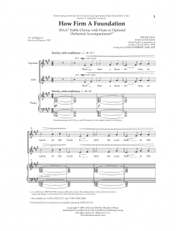 page one of How Firm A Foundation (SSAA Choir)