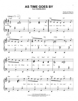 page one of As Time Goes By (Accordion)