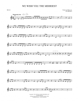 page one of We Wish You The Merriest (Bells Solo)