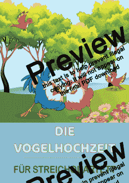 page one of Die Vogelhochzeit