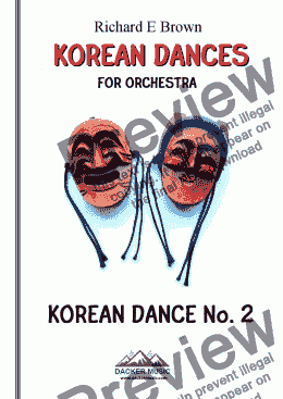 page one of Korean Dance No. 2 for Orchestra