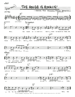 page one of The House Is Rockin' (Real Book – Melody, Lyrics & Chords)