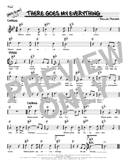 page one of There Goes My Everything (Real Book – Melody, Lyrics & Chords)