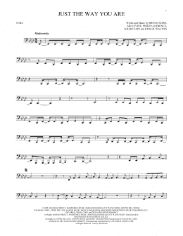 page one of Just The Way You Are (Tuba Solo)