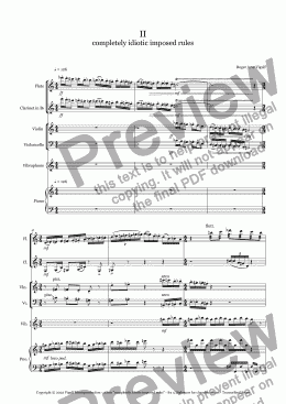 page one of Vigulf - 2.Mvt. from 5 Dialogues for Chamber Sextet