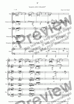 page one of Vigulf - 5 - Mvt. from 5 Dialogues for Chamber sextet 