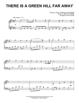 page one of There Is A Green Hill Far Away (Piano Solo)