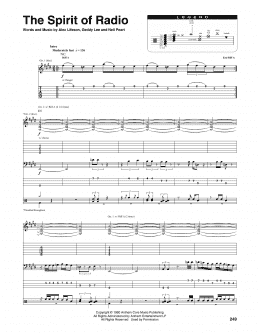 page one of The Spirit Of Radio (Transcribed Score)