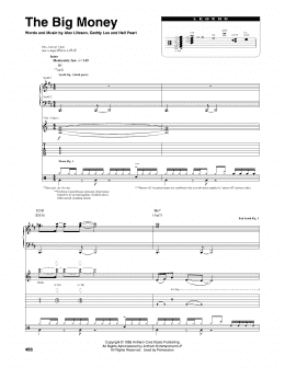 page one of The Big Money (Transcribed Score)