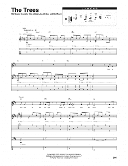 page one of The Trees (Transcribed Score)