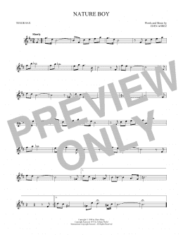 page one of Nature Boy (Tenor Sax Solo)