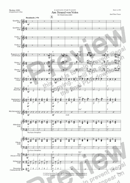 page one of Am Strand von Volos (GE/Score & Parts)