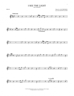 page one of I See The Light (from Tangled) (Bells Solo)