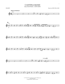 page one of Cantina Band (from Star Wars: A New Hope) (Trumpet Solo)