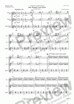 page one of Am Strand von Volos (GT/Score & Parts)