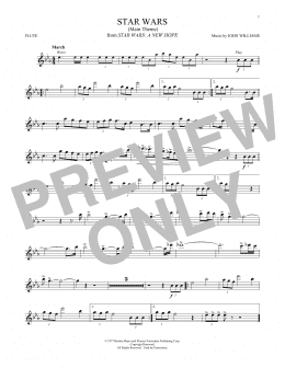page one of Star Wars (Main Theme) (Flute Solo)