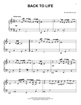 page one of Back To Life (Easy Piano)