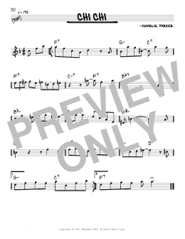 page one of Chi Chi (Real Book – Melody & Chords)
