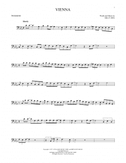 page one of Vienna (Trombone Solo)