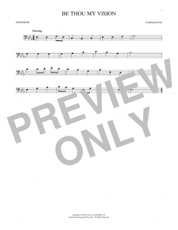 page one of Be Thou My Vision (Trombone Solo)