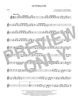 page one of Afterglow (French Horn Solo)