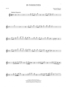 page one of In Your Eyes (Flute Solo)