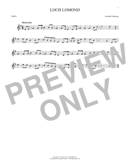page one of Loch Lomond (French Horn Solo)