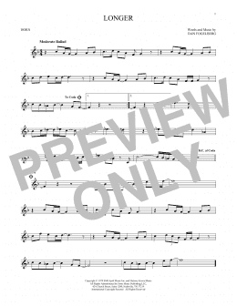 page one of Longer (French Horn Solo)