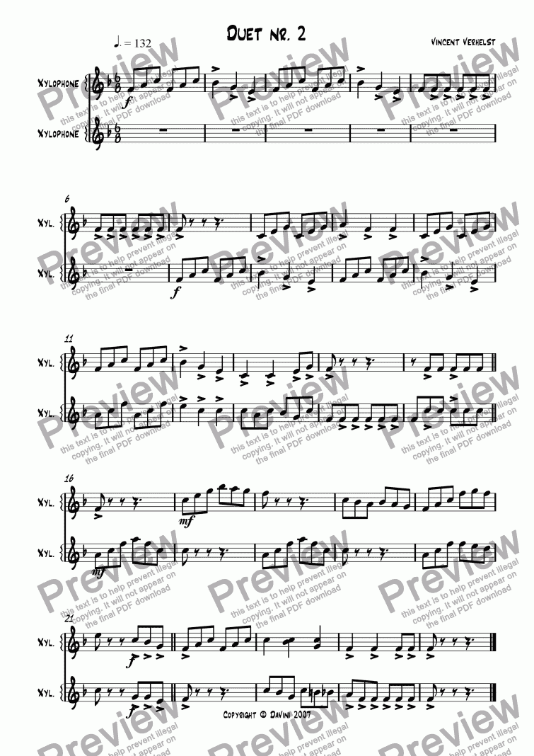 page one of Duet nr. 2