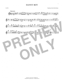 page one of Danny Boy (Flute Solo)