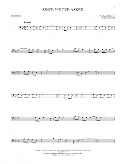 page one of Since You've Asked (Trombone Solo)