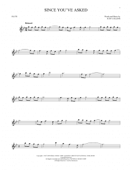 page one of Since You've Asked (Flute Solo)