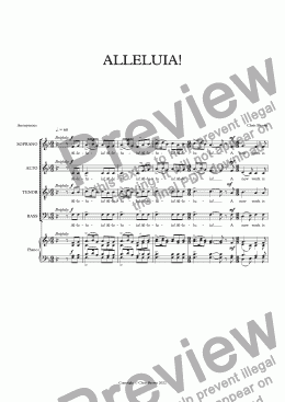 page one of ALLELUIA!