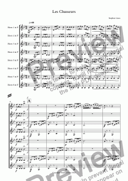 page one of Horn Octet: Les Chasseurs